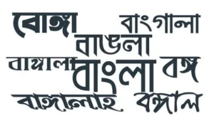 বাংলা নামের উৎপত্তি সম্পর্কে লিখ