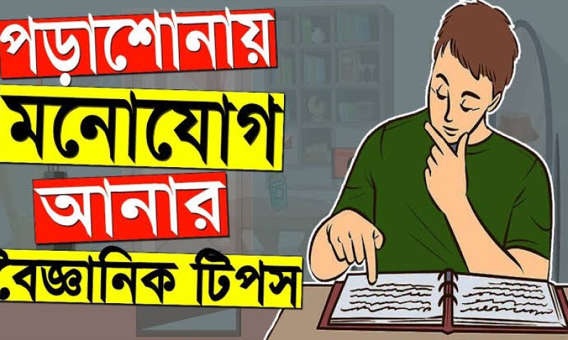 পড়াশোনায় মনোযোগী হওয়ার উপায়